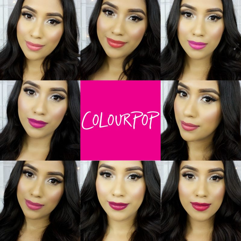 NEW COLOURPOP SHEER LIPPIE STIXS LIP SWATCHES & Review