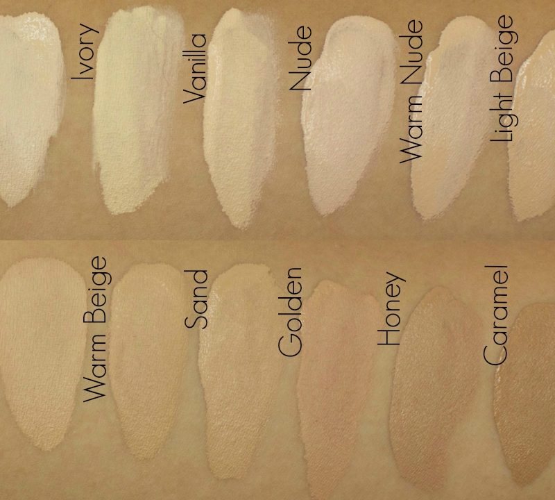 Too Faced Cosmetics| Born this Way Foundation Swatches